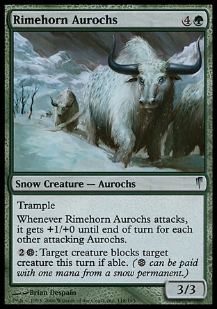 【ENG】《霜角原牛/Rimehorn Aurochs》[驟霜]