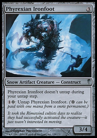【ENG】《非瑞克西亞千斤腳/Phyrexian Ironfoot》[驟霜]