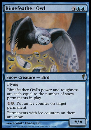 【ENG】《霜羽貓頭鷹/Rimefeather Owl》[驟霜]