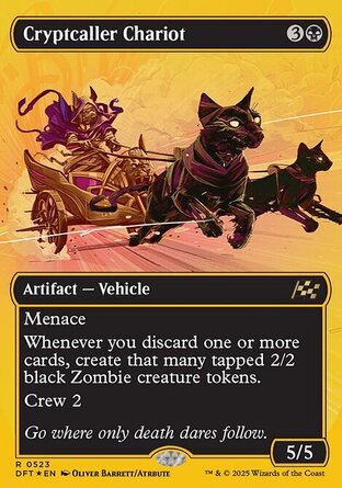 【ENG】 ☆Foil☆ 《喚墓者戰車/Cryptcaller Chariot》[乙太飄移]
