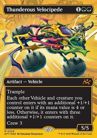 【ENG】 ☆Foil☆ 《雷鳴迅節車/Thunderous Velocipede》[乙太飄移]