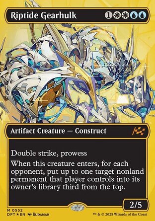 【ENG】 ☆Foil☆ 《激流巨械/Riptide Gearhulk》[乙太飄移]