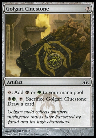 【JPN】《葛加理示石/Golgari Cluestone》[巨龍迷城]