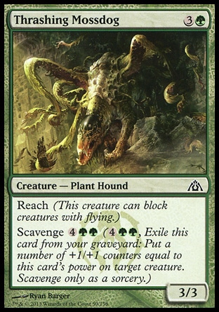 【JPN】《鞭擊苔犬/Thrashing Mossdog》[巨龍迷城]