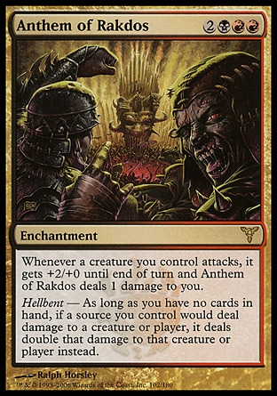 【JPN】《拉鐸司讚美詩/Anthem of Rakdos》[紛爭]