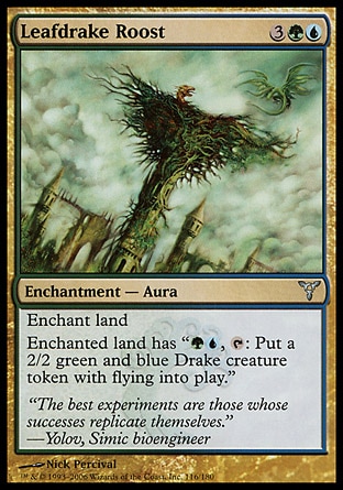 【JPN】《葉翼龍獸宿巢/Leafdrake Roost》[紛爭]