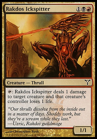 【JPN】《拉鐸司噁吐獸/Rakdos Ickspitter》[紛爭]