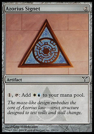【JPN】《俄佐立印記/Azorius Signet》[紛爭]