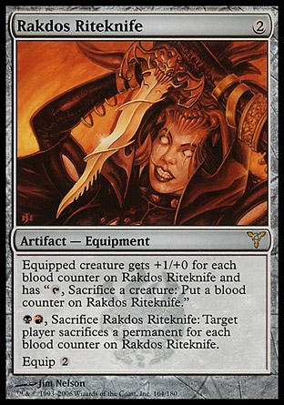 【JPN】《拉鐸司祭刃/Rakdos Riteknife》[紛爭]