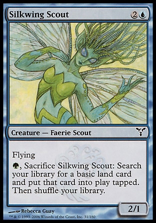 【JPN】《絲翼斥候/Silkwing Scout》[紛爭]