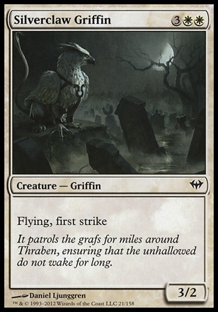 【ENG】《銀爪獅鷲/Silverclaw Griffin》[黑影籠罩]