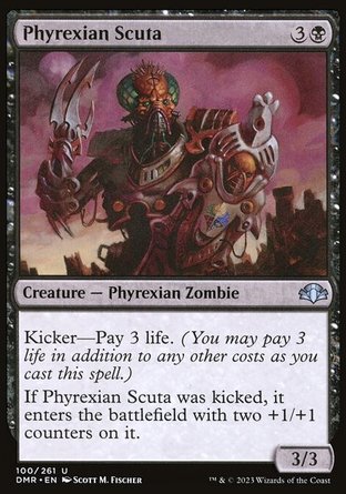 【ENG】《非瑞克西亞盾甲隊/Phyrexian Scuta》[多明納里亞：重製版]
