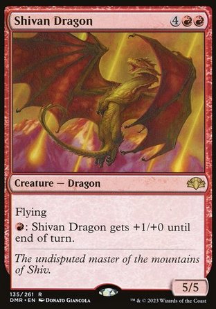【ENG】《西瓦巨龍/Shivan Dragon》[多明納里亞：重製版]