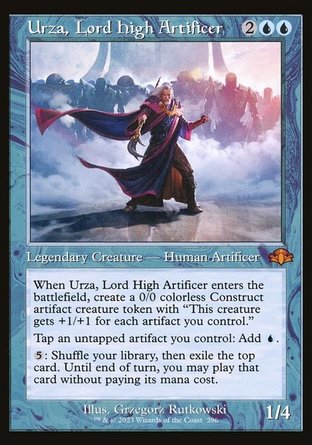 【ENG】《鑄物勳爵克撒/Urza, Lord High Artificer》[多明納里亞：重製版]