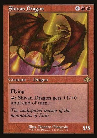 【ENG】《西瓦巨龍/Shivan Dragon》[多明納里亞：重製版]