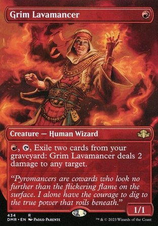 【ENG】《猙獰熔岩術士/Grim Lavamancer》[多明納里亞：重製版]