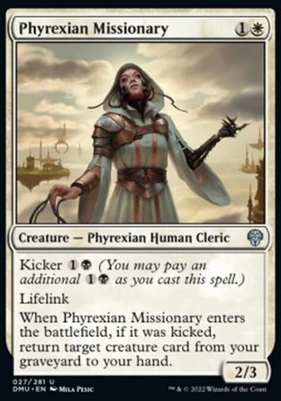 【ENG】《非瑞克西亞傳教士/Phyrexian Missionary》[多明納里亞：眾志成城]