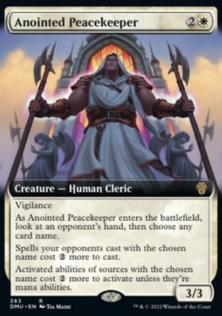 【ENG】《祝聖和平護衛/Anointed Peacekeeper》[多明納里亞：眾志成城]