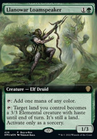 【ENG】《羅堰黑土語者/Llanowar Loamspeaker》[多明納里亞：眾志成城]