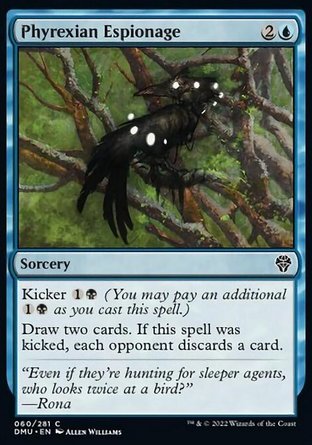 【ENG】《非瑞克西亞式諜報/Phyrexian Espionage》[多明納里亞：眾志成城]