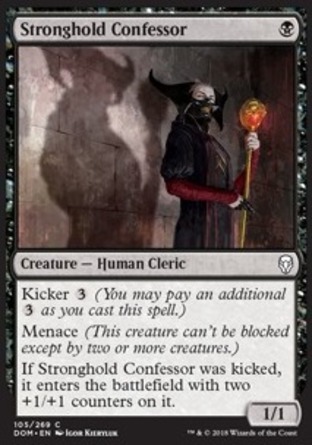 【JPN】《城塞告解僧/Stronghold Confessor》[多明納里亞]