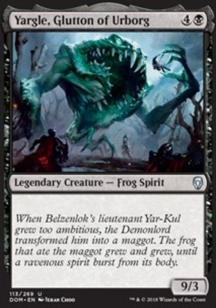 【JPN】《烏爾博格吞蛙雅骨爾/Yargle, Glutton of Urborg》[多明納里亞]