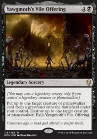 【JPN】《約格莫夫的邪惡獻祭/Yawgmoth's Vile Offering》[多明納里亞]