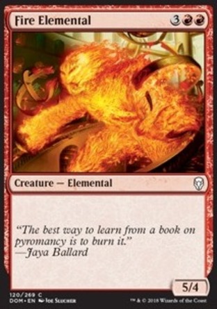 【JPN】《火元素/Fire Elemental》[多明納里亞]