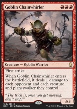 【JPN】《舞鏈鬼怪/Goblin Chainwhirler》[多明納里亞]