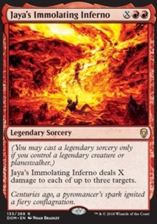 【JPN】《雅亞的燃焰煉獄/Jaya's Immolating Inferno》[多明納里亞]