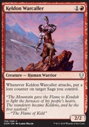 【JPN】《凱爾頓戰呼人/Keldon Warcaller》[多明納里亞]