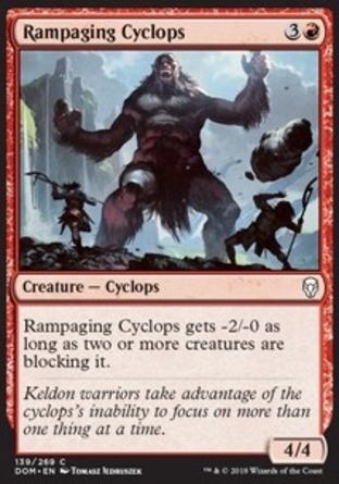 【JPN】《莽闖獨眼巨人/Rampaging Cyclops》[多明納里亞]