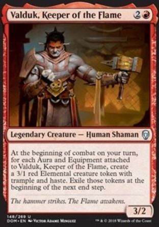 【JPN】《源火守衛瓦杜克/Valduk, Keeper of the Flame》[多明納里亞]