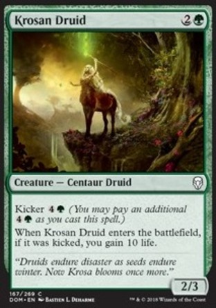 【JPN】《克洛薩德魯伊/Krosan Druid》[多明納里亞]