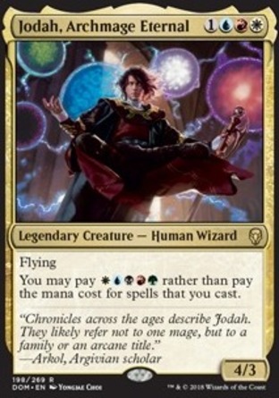 【JPN】《永世大法師裘達/Jodah, Archmage Eternal》[多明納里亞]