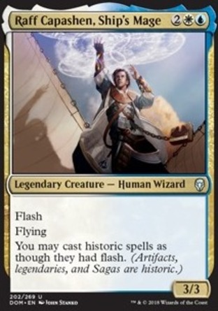 【JPN】《飛船法師拉夫卡帕軒/Raff Capashen, Ship's Mage》[多明納里亞]
