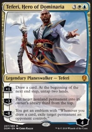 【JPN】《多明納里亞英雄泰菲力/Teferi, Hero of Dominaria》[多明納里亞]