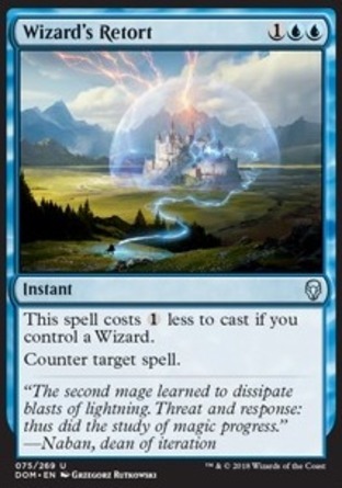 【JPN】《法師駁擊/Wizard's Retort》[多明納里亞]