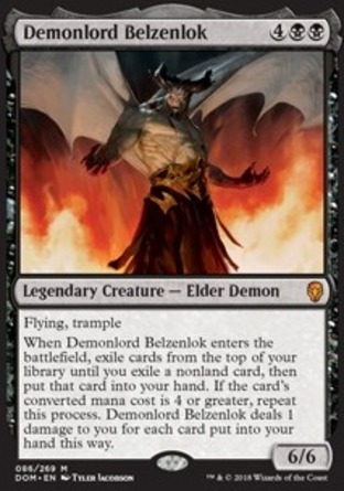 【JPN】《惡魔領主貝贊洛/Demonlord Belzenlok》[多明納里亞]