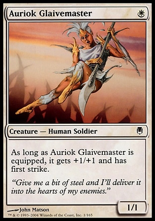 【JPN】《歐瑞克掃刀手/Auriok Glaivemaster》[玄鐵]