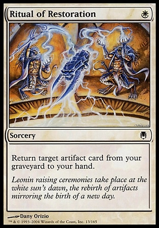 【JPN】《修復祭儀/Ritual of Restoration》[玄鐵]