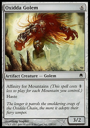 【JPN】《奧悉達魔像/Oxidda Golem》[玄鐵]