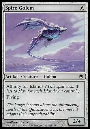 【JPN】《尖塔魔像/Spire Golem》[玄鐵]