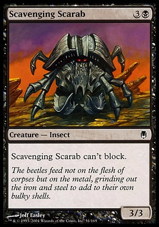 【JPN】《腐食甲蟲/Scavenging Scarab》[玄鐵]