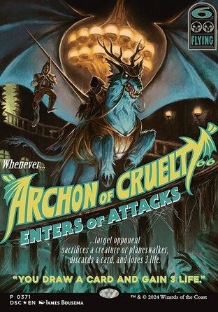 【ENG】 ☆Foil☆ 《殘酷統領/Archon of Cruelty》[鬼屋驚魂指揮官]