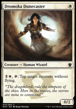 【JPN】《卓茉卡族弄砂師/Dromoka Dunecaster》[韃契龍王]