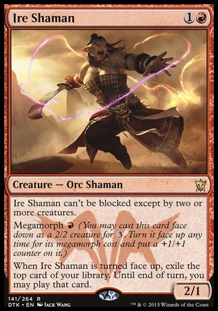 【JPN】《怒火祭師/Ire Shaman》[韃契龍王]