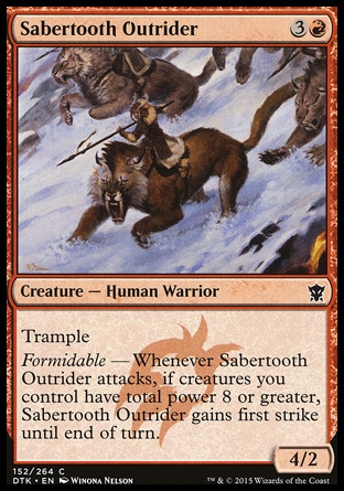 【JPN】《虎騎前導兵/Sabertooth Outrider》[韃契龍王]