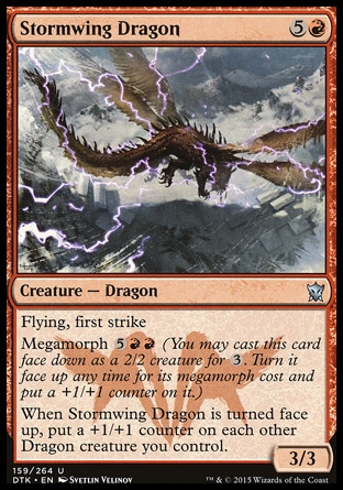 【JPN】《暴風翼龍/Stormwing Dragon》[韃契龍王]