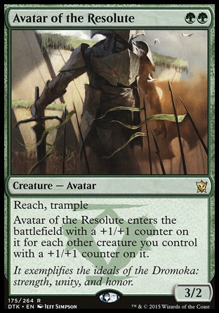 【JPN】《堅毅化身/Avatar of the Resolute》[韃契龍王]